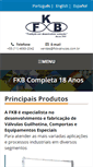 Mobile Screenshot of fkbvalvulas.com