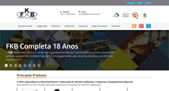 Desktop Screenshot of fkbvalvulas.com.br